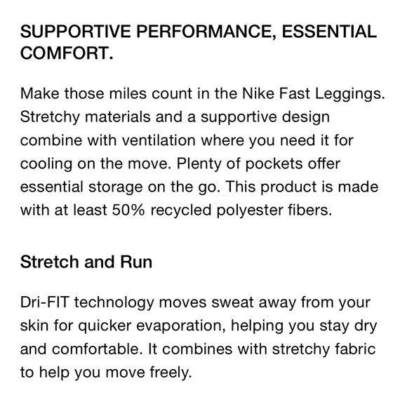 New Nike Running Dri-Fit Cropped Leggings XS - Picture 13 of 17